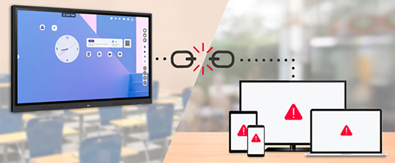 Интерактивные дисплеи LG CreateBoard с режимом безопасности