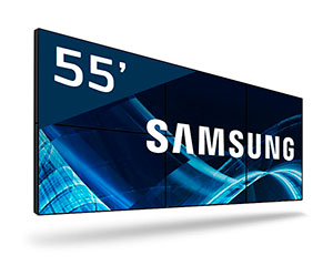 Видеостена 3х2 на базе ЖК-дисплеев Samsung VH55B-E – Код товара: 213616