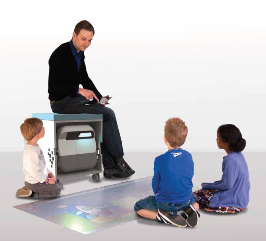 Интерактивная тумба LIGHTHOUSE, интерактивная система, короткофокусный интерактивный проектор, для детей 4-12 лет